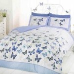 Rapport Home Flutter Blue Duvet Cover and Pillowcase Set Blue