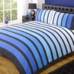 Rapport Home Soho Deep Blue Duvet Cover and Pillowcase Set Blue