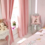 Float Away Pink Pair of Pencil Pleat Curtains Pink