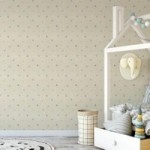 Hoopla Spots Sidewall Wallpaper Beige