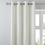 Arden Ivory Thermal Eyelet Curtains Ivory