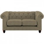 Harrogate Chesterfield 2 Seater Sofa Grace Linen