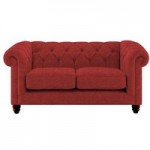Harrogate Chesterfield 2 Seater Sofa Sherlock Ruby