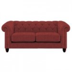 Harrogate Chesterfield 3 Seater Sofa Sherlock Ruby