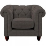 Harrogate Chesterfield Armchair Como Taupe