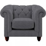 Harrogate Chesterfield Armchair Torin Slate