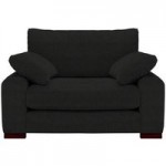 Whitby Snuggle Chair Como Charcoal