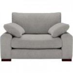 Whitby Snuggle Chair Torin Silver