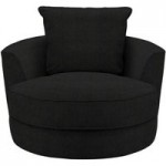 Weybridge Swivel Chair Como Charcoal