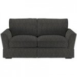 Weybridge Valance 3 Seater Sofa Alpha Charcoal