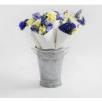 Pack of 12 Multi Spring Bouquet White