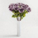 Pack of 12 Mauve Crinkle Roses Mauve (Purple)