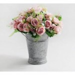 Pack of 6 Pink Rose and Heather Pink