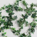 Pack of 6 Green Ivy Garland Green