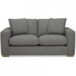 Porto Fabric 2 Seat Sofa – Dark Grey Dark Grey