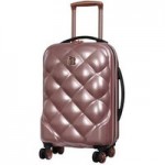 IT Luggage St Tropez Rose Gold 21 Inch Hard Shell Cabin Case Rose gold