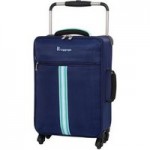 IT Luggage World’s Lightest Blue 22 Inch Cabin Case Blue