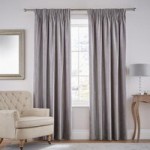 Dorma Lymington Grey Pencil Pleat Curtains Grey
