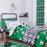 Football Duvet Cover and Pillowcase Set Green