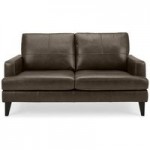 Stefano Leather 2 Seater Sofa Chocolate (Brown)