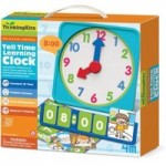 Tell The Time Learning Clock MultiColoured