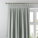 Austin Duck Egg Pencil Pleat Curtains Duck Egg (Blue)