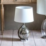 Lumley Mottled Glass Table Lamp Grey