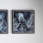 Gallery Direct Midnight Birds I Framed Wall Art Blue