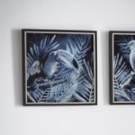 Gallery Direct Midnight Birds II Framed Wall Art Blue