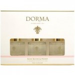 Dorma Rose Blush and Peony Set of 3 50ml Reed Diffusers White