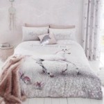 Catherine Lansfield Enchanted Unicorn Pink Duvet Cover and Pillowcase Set Pink