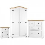 Corona White Bedroom Set White