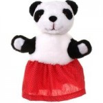 Soo Hand Puppet Black and White