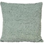 Rouched Velvet Cushion Blue