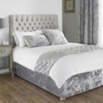 Verona Large Silver Bed Runner Silver