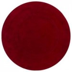 Apollo Circle Rug Red