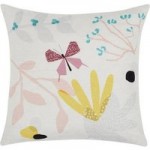 Mum’s Flowers Cushion White