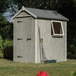 6ft x 4ft Rowlinson Heritage Shed Grey