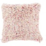 Ava Pink Textured Cushion Pink