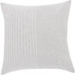 Braxton White Stripe Cushion White