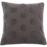 Spot Textured Charcoal Cushion Charcoal