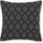 Diamond Black Geometric Cushion Black
