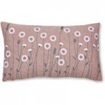 Scandi Floral Blush Embroidered Cushion Blush