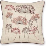 Cow Parsley Cushion Red