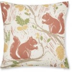 Squirrels Natural Cushion Cover Natural