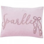 Ballerina Sequin Cushion Pink