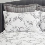 Dorma Emilio Grey Housewife Pillowcase Pair Grey