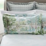 Dorma Marbury 100% Cotton Oxford Pillowcase Pair Green