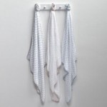 Beautiful Basics Grey Star Muslin Blanket Grey