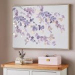 Honesty Mauve Boxed Canvas Purple